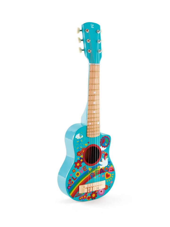 Hape  Musikinstrument Gitalele Flower-Power, Mischung aus Gitarre und Ukulele günstig kaufen onesize