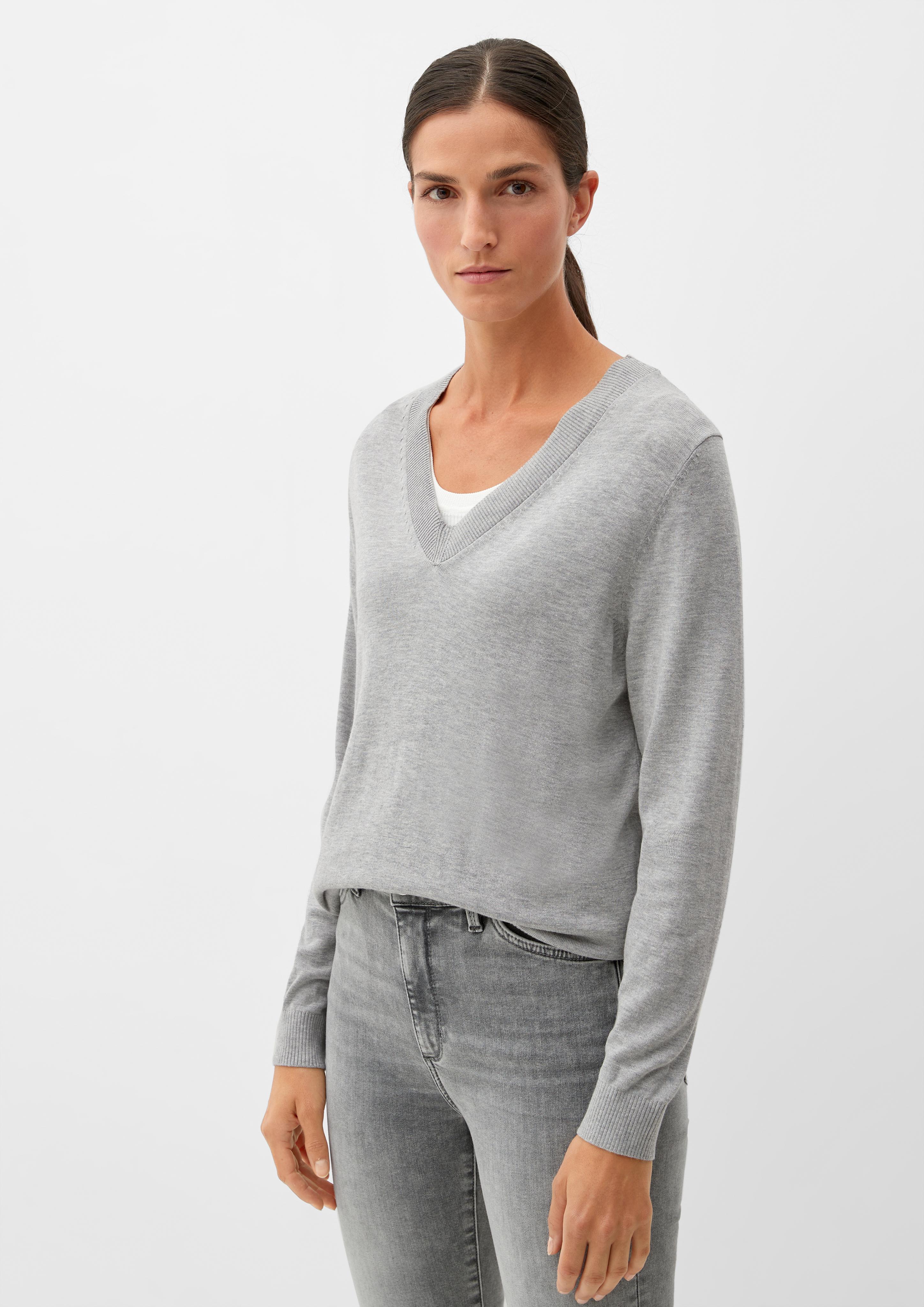 Feinstrickpullover aus Viskosemix  2118888-9400