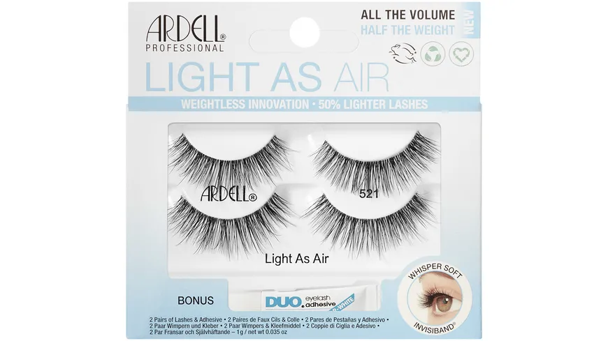 ARDELL Falsche Wimpern Light As Air 521