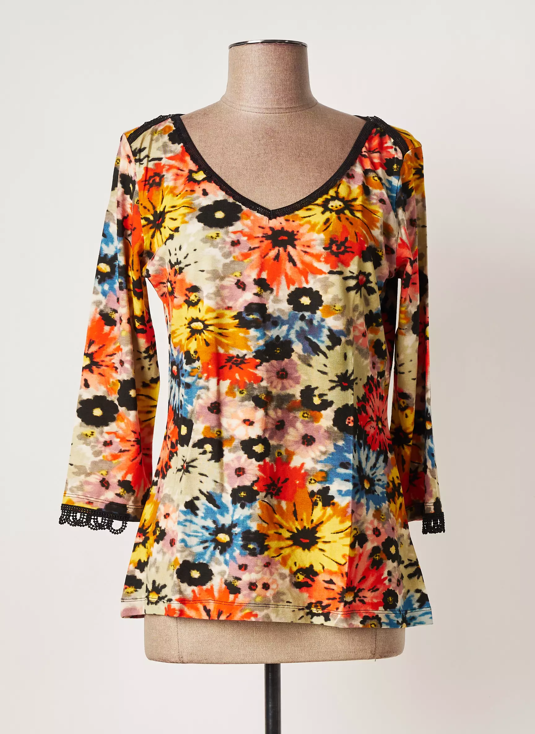 Lo Les Filles Tshirts Femme couleur orange