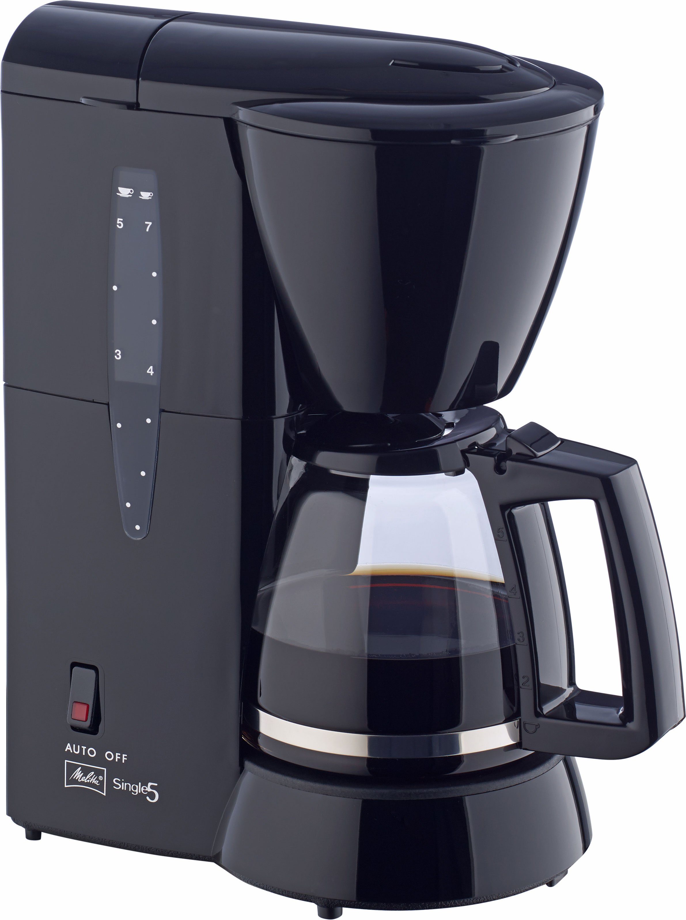 Melitta Filterkaffeemaschine Single 5 M 720 5 Tassen kompakt, 1x2