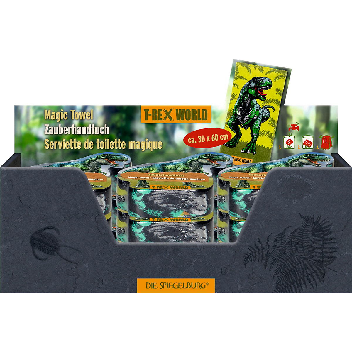 Zauberhandtuch T-Rex World