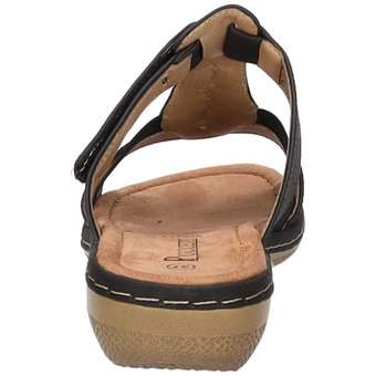 Puccetti Pantolette in schwarz