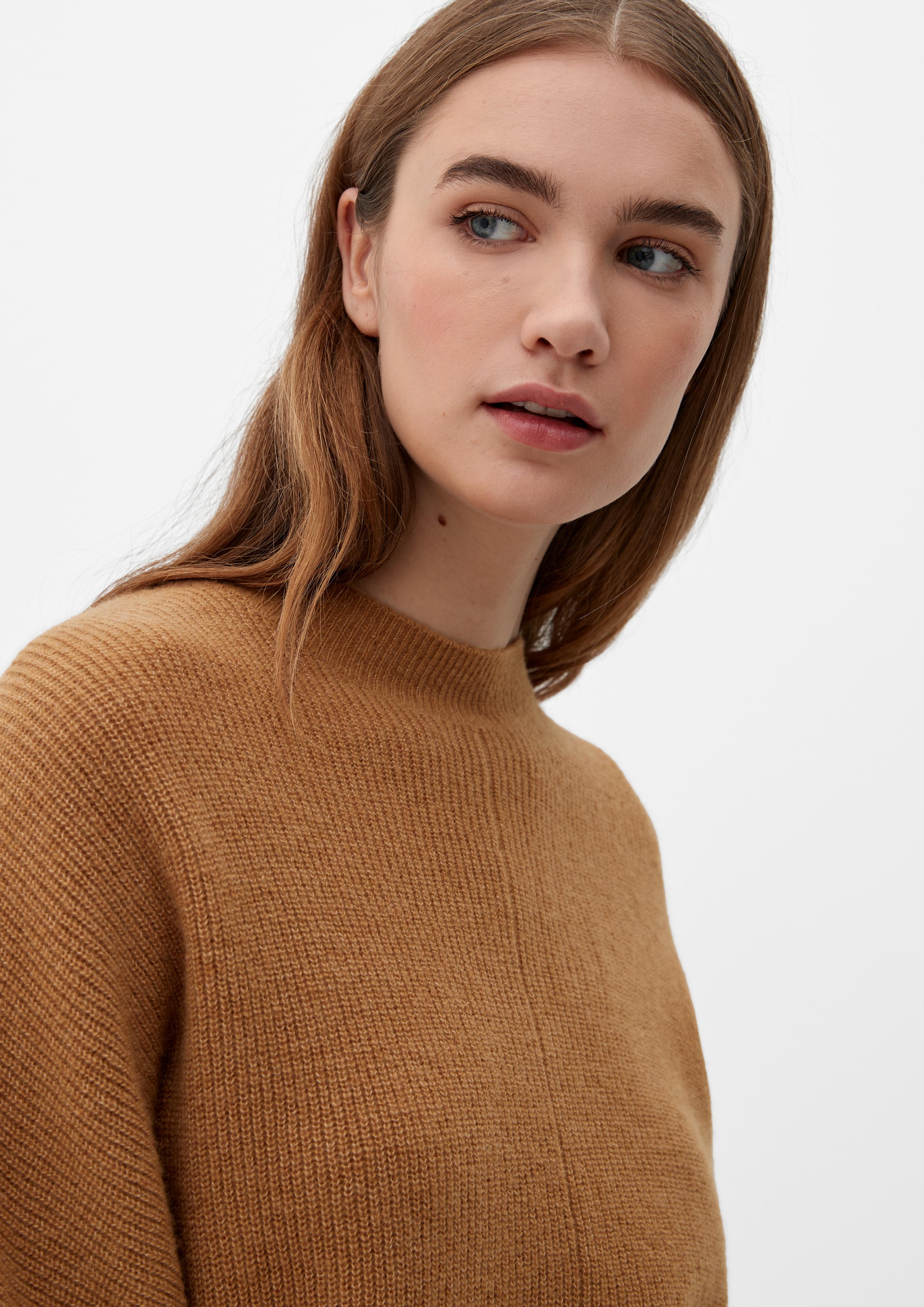 Strickpullover mit Fledermausärmeln  2124199-8469