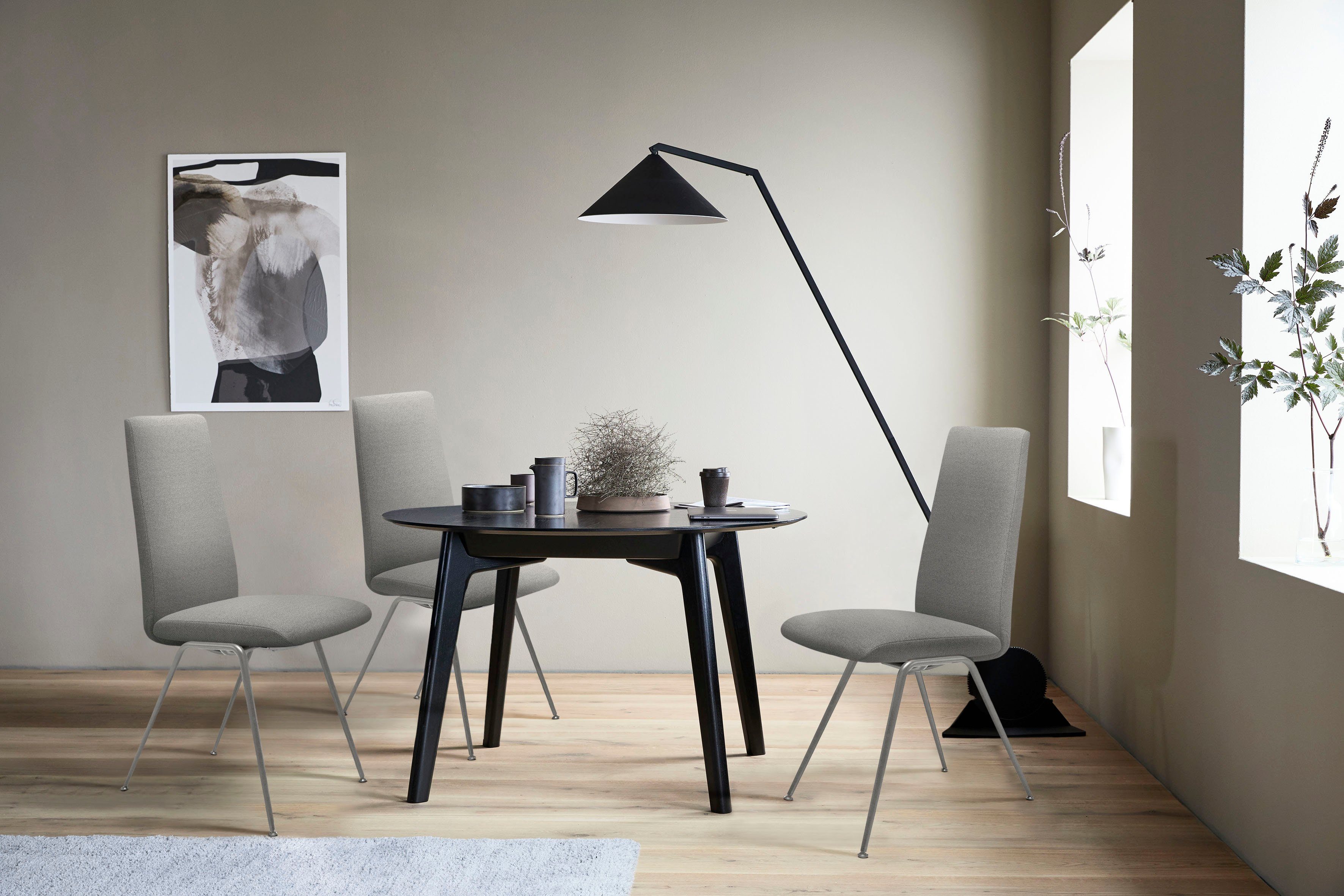 Stressless® Polsterstuhl Laurel, High Back, Größe L, mit Beinen aus Stahl in Chrom glänzend