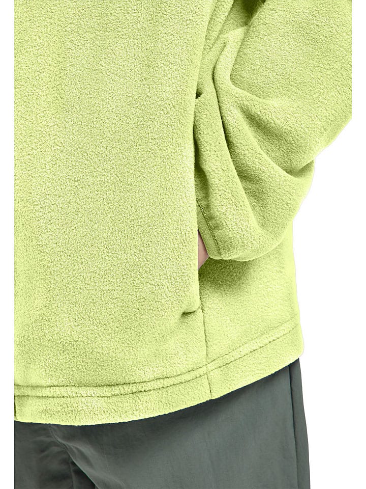 Jack Wolfskin Fleecejacke in Hellgrün günstig kaufen
