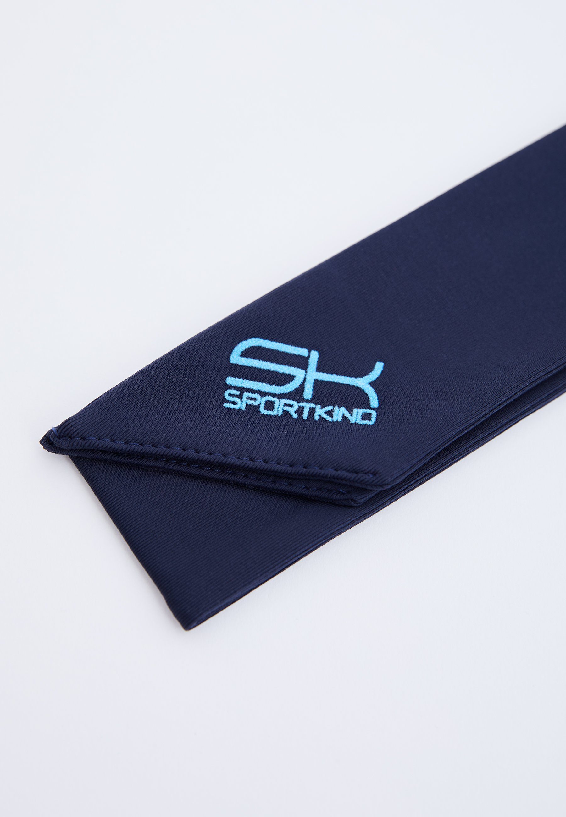 SPORTKIND Schweißband Tennis Stirnband Schweißband, unisex Kinder & Erwachsene, navy blau