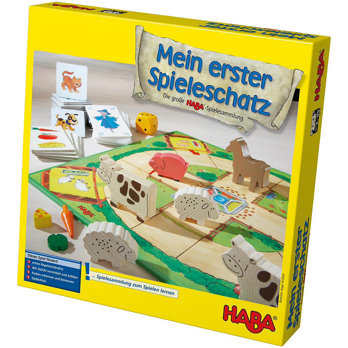 HABA 4278 Mein erster Spieleschatz- Die große HABA-Spielesammlung