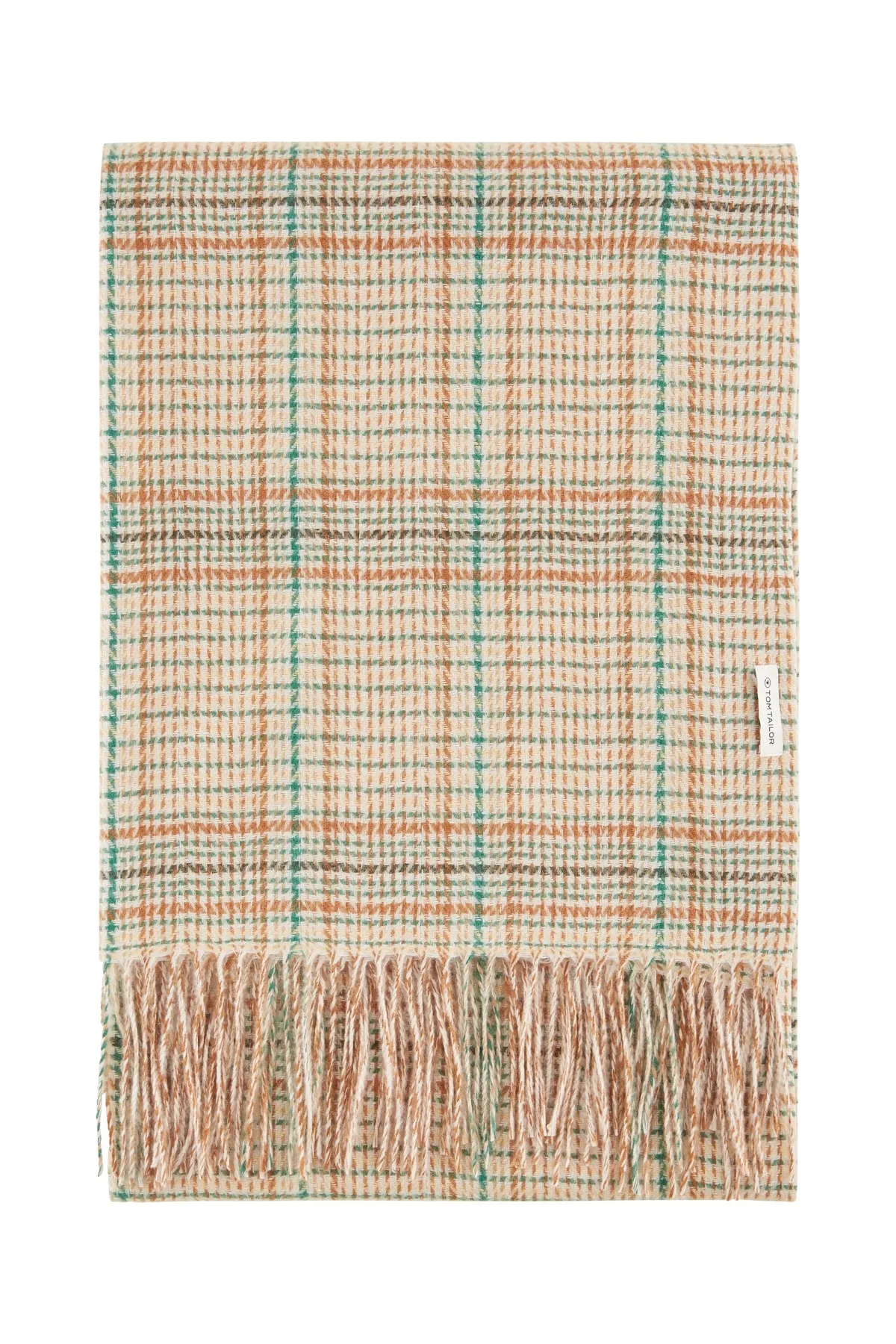 Tom Tailor  Arc Damen/Mädchen grau orange grün kariert gewebt