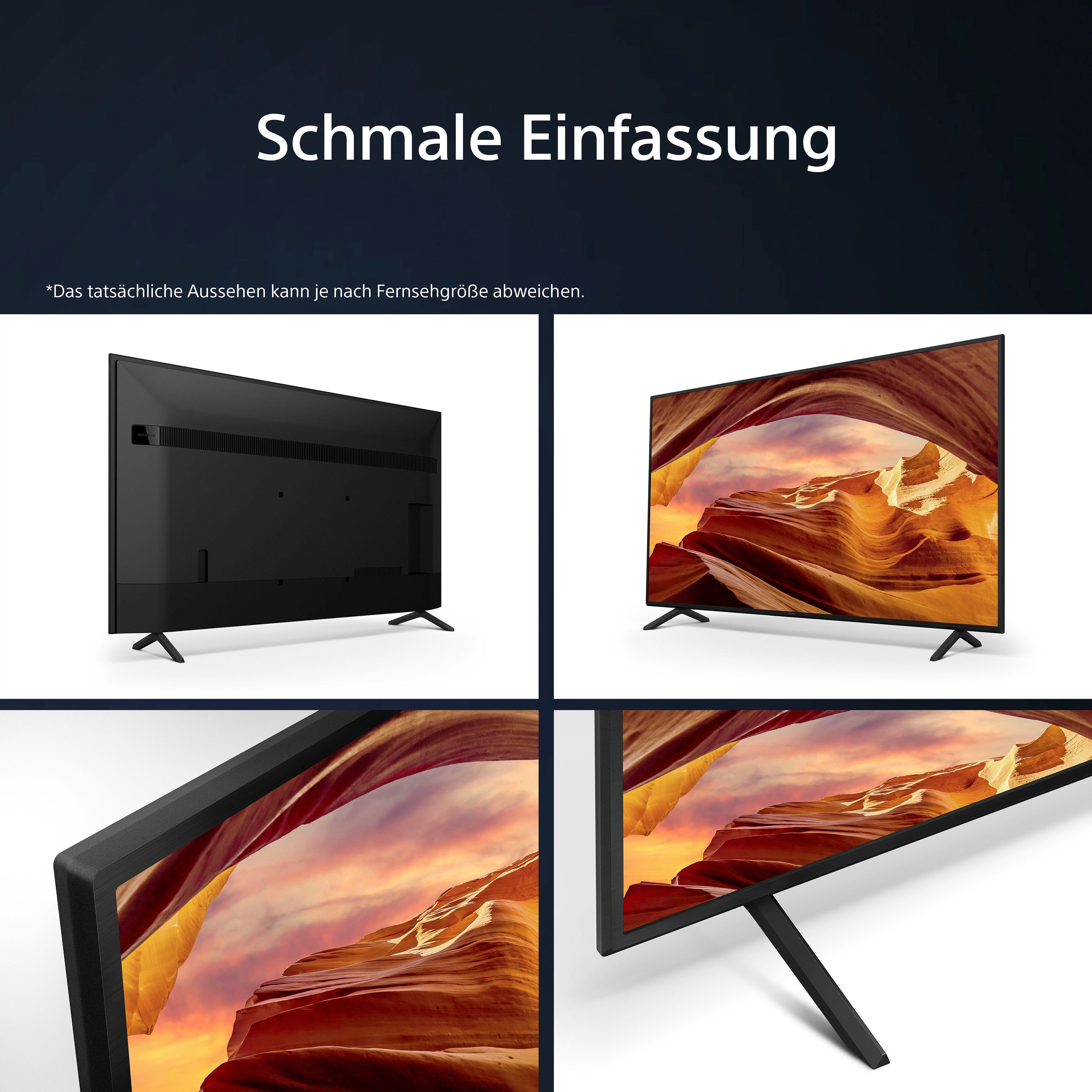 Sony KD-50X75WL LED-Fernseher (126 cm/50 Zoll, 4K Ultra HD, Google TV, Smart-TV, BRAVIA CORE, HDMI 2.1, Gaming-Menü)