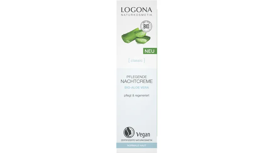 LOGONA CLASSIC Pflegende Nachtcreme Bio-Aloe Vera 30 ml