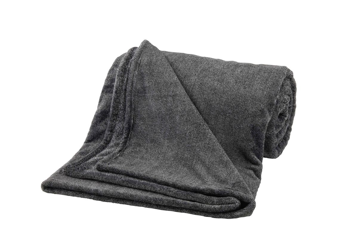Kuscheldecke Melange bugatti Anthrazit 160 x 220 cm