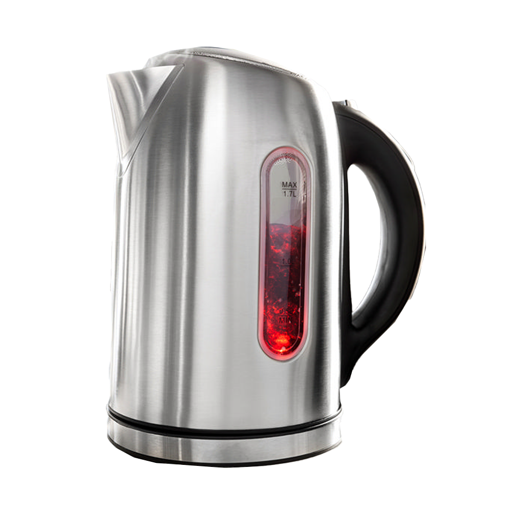 Powertec Kitchen LED-Edelstahl-Wasserkocher 2200 Watt