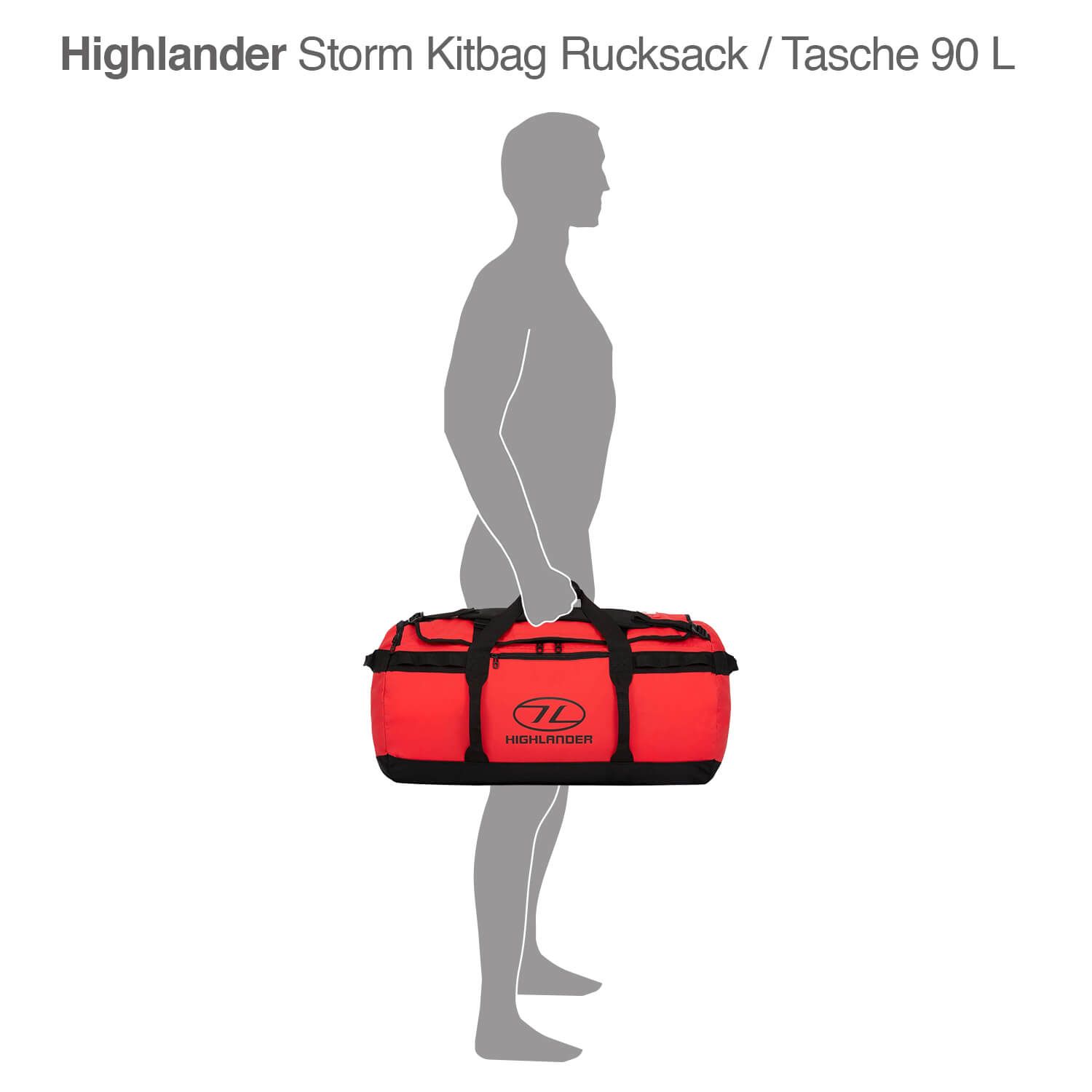 Storm Kitbag Rucksack / Tasche 90 Liter