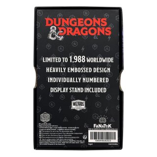 Dungeons & Dragons Metallbarren 50th Anniversary Spider Queen Limited Edition