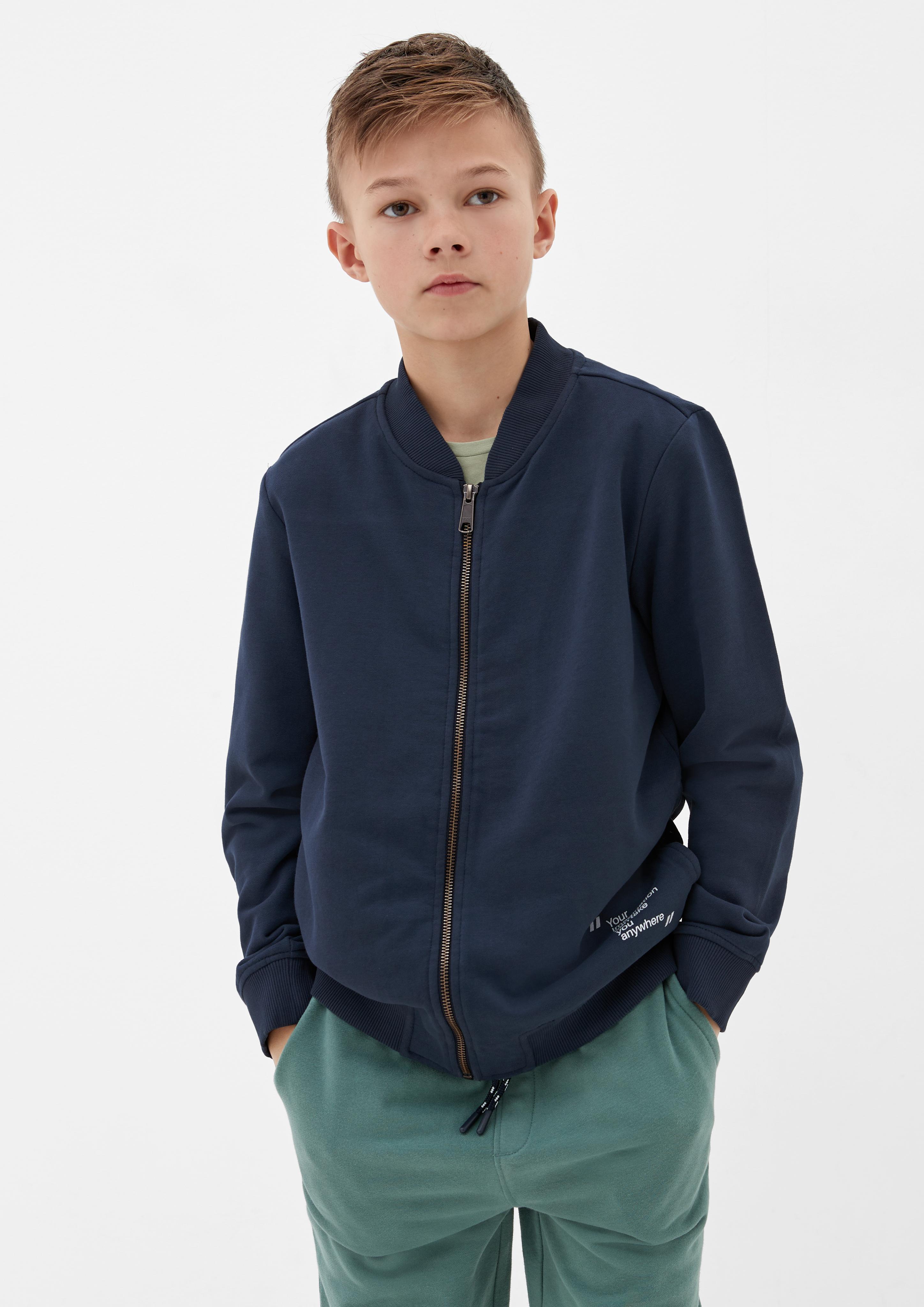 Sweatjacke mit Stehkragen  2128425-5952