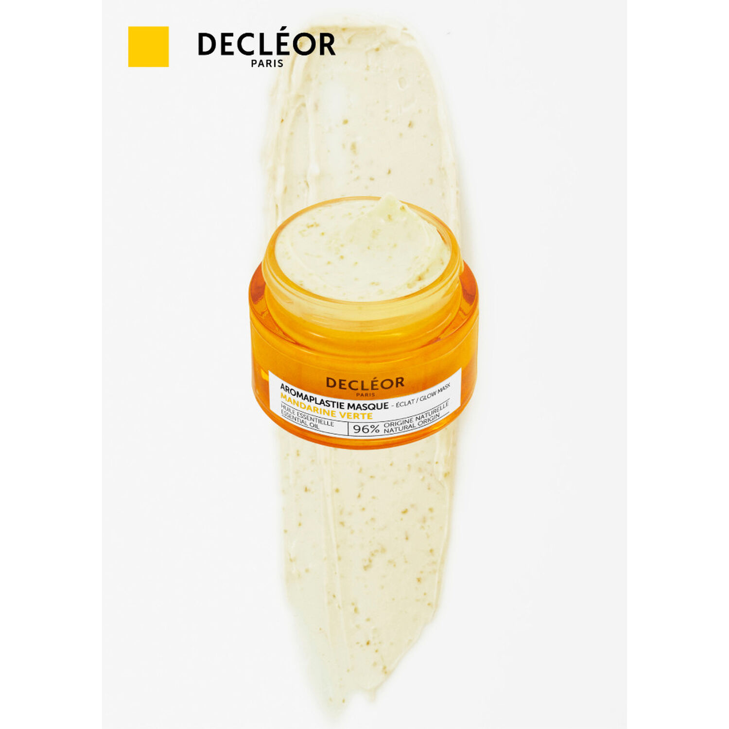 Decléor Aromaplastie Mandarine Verte Masque visage éclat peaux ternes et fatiguées 50 ml