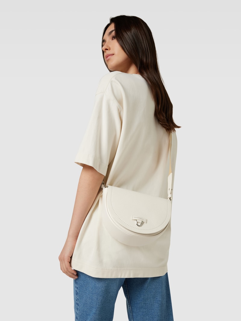 Saddle Bag mit Label-Detail Modell 'BLAIRE' in weiß
