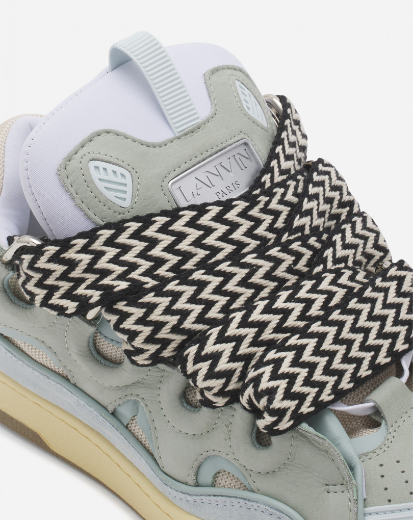 SNEAKERS CURB EN CUIR