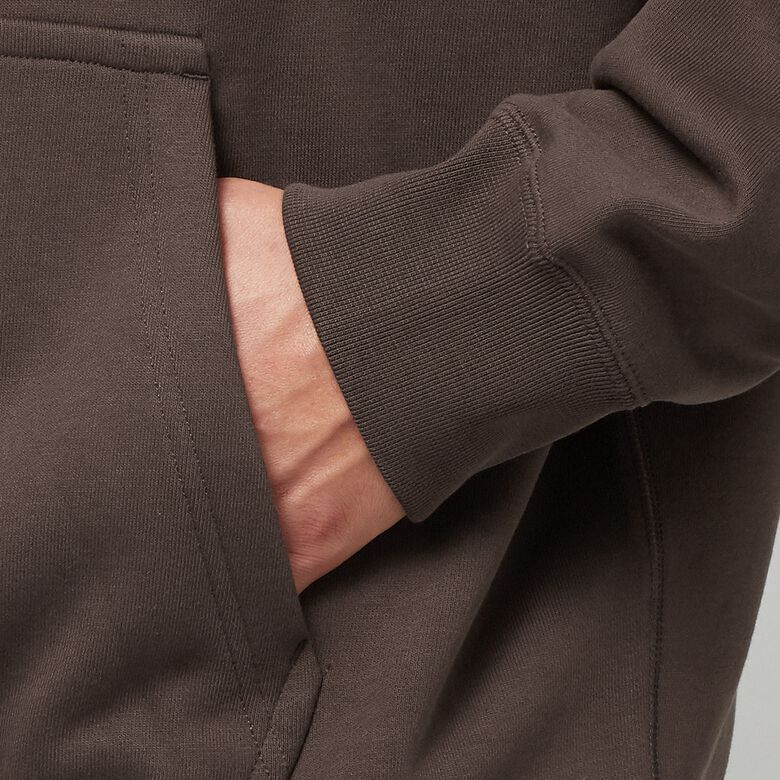 NIKE Solo Swoosh Fleece Hoodie baroque brown/white