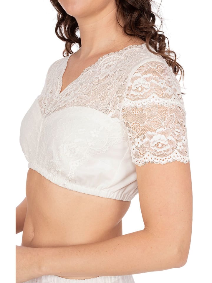 MarJo Dirndlbluse HERTA-FINJA in offwhite günstig kaufen