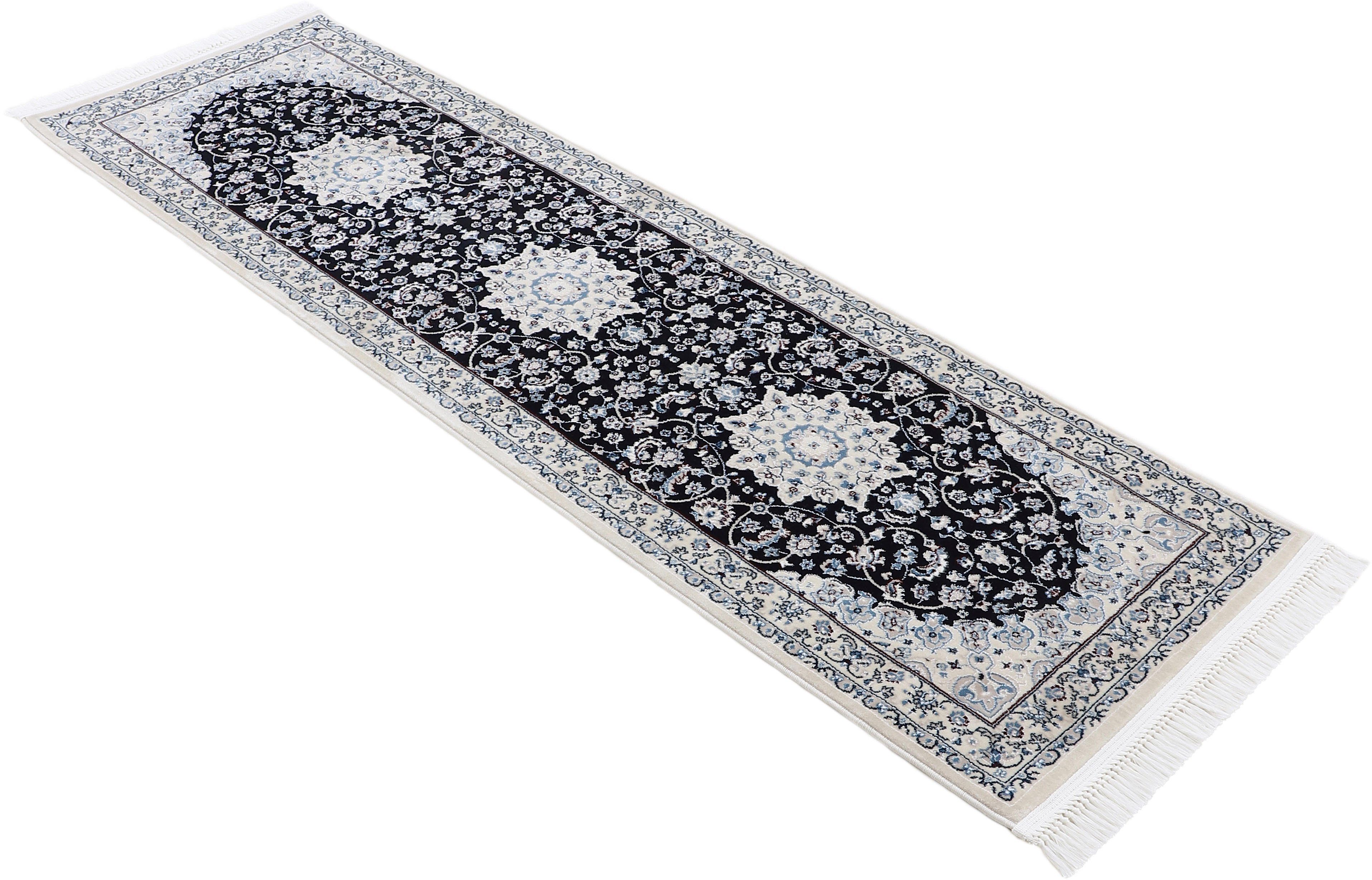 Läufer Nain Diane, carpetfine, rechteckig, Höhe: 8 mm, Kurzflorteppich, Orient Look