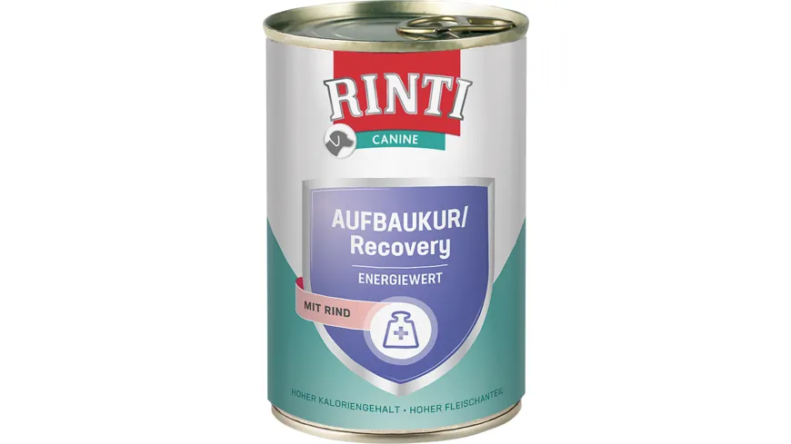 RINTI Hundenassfutter Canine Aufbaukur/Recovery Rind 400 g