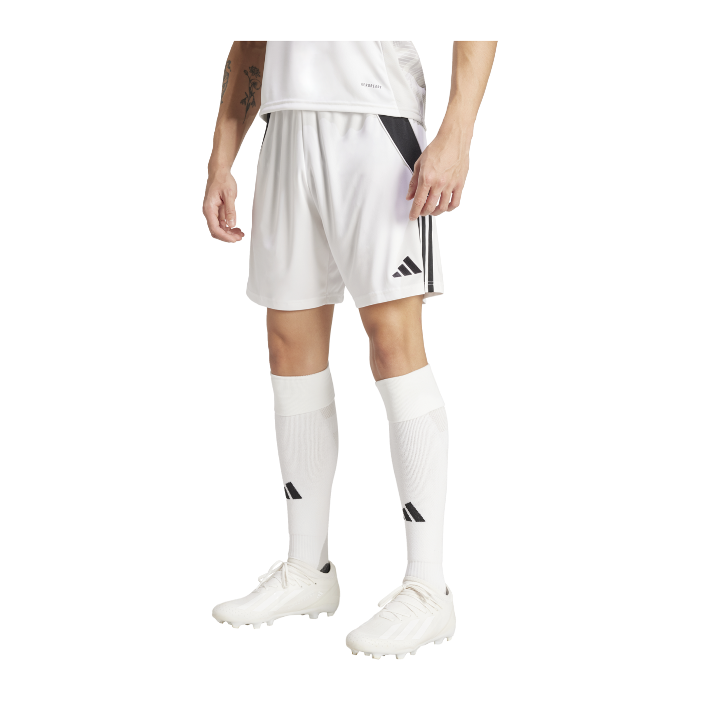 adidas Tiro 24 Short Weiss Schwarz
