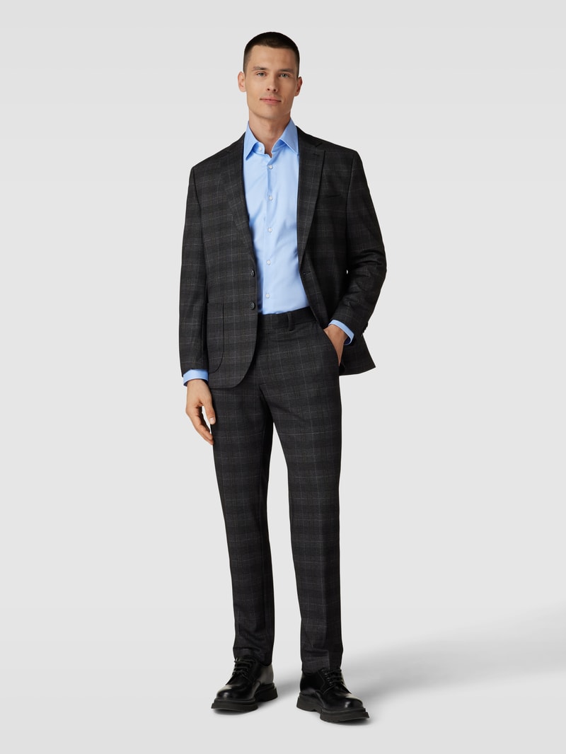 Regular Fit Business-Hemd mit Kentkragen Modell 'Joe' in bleu