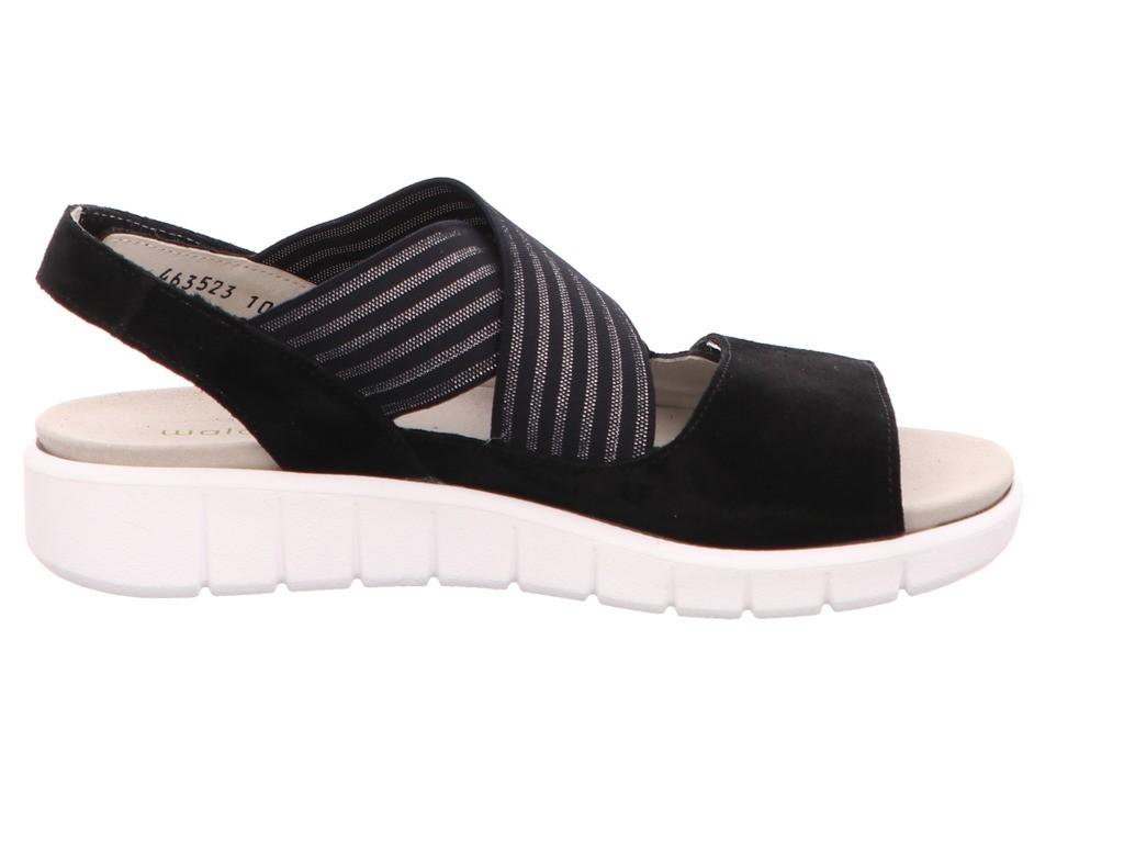 WALDLÄUFER Komfort Sandalen schwarz
