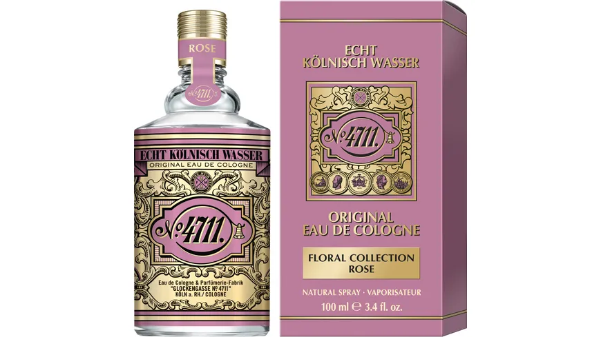 4711 FLORAL COLLECTION ROSE Eau de Cologne 100 ml