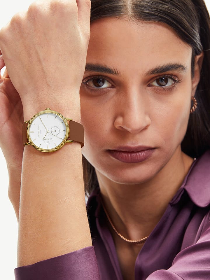 Liebeskind Chronograph in Hellbraun/ Gold/ Weiß günstig kaufen onesize