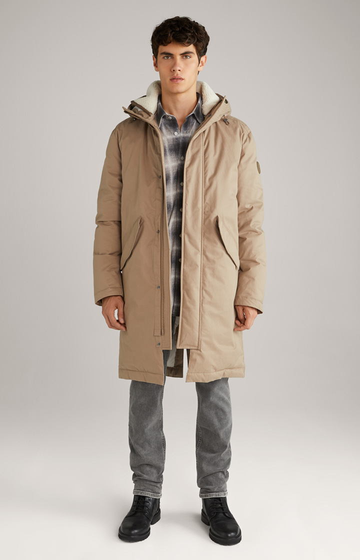 Parka Parko in Dunkelbeige