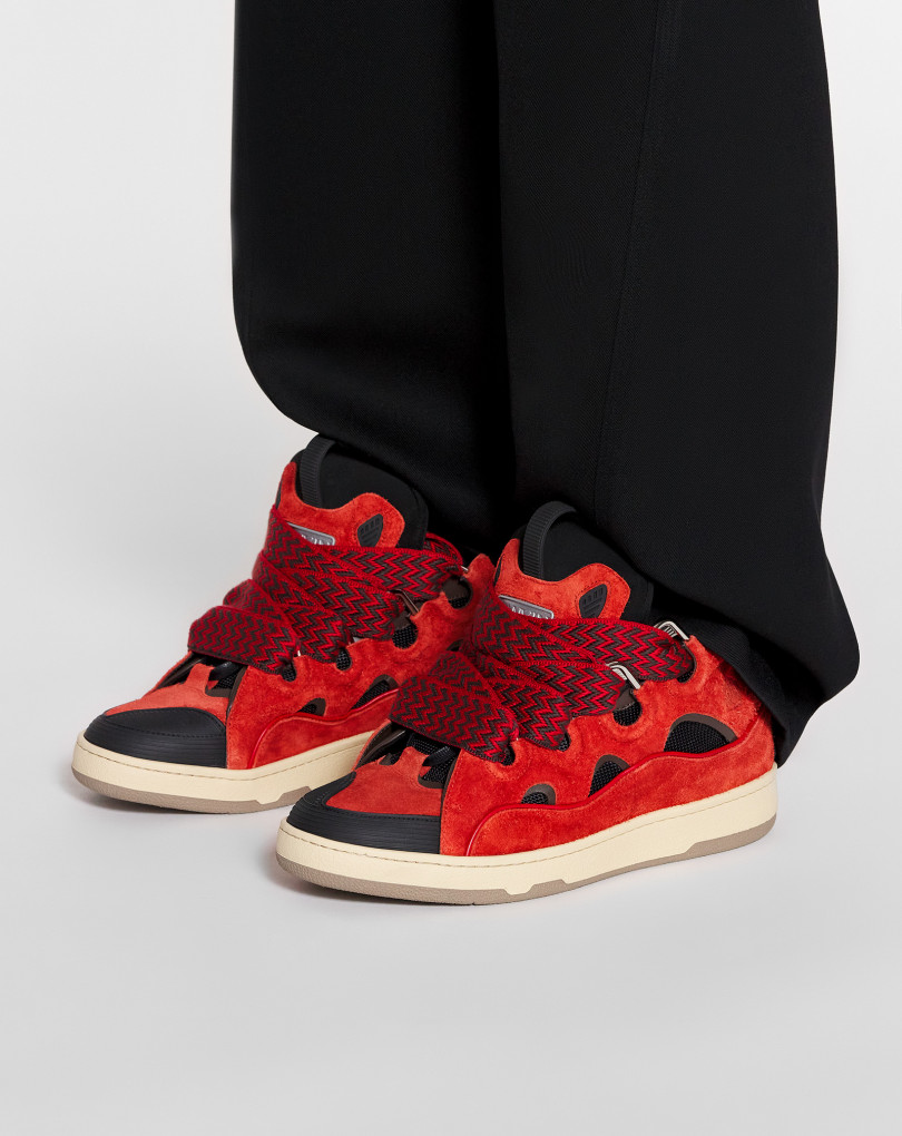 SNEAKERS CURB EN CUIR