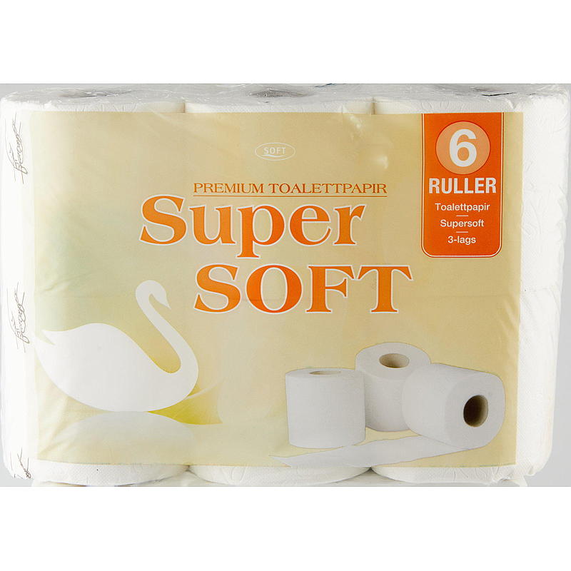 Soft Toalettpapir 6-pk Supersoft