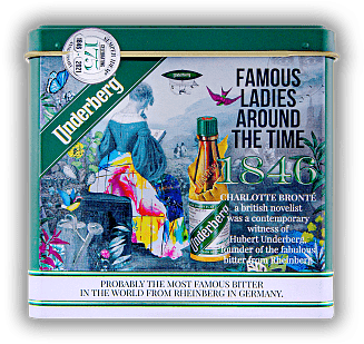 Underberg 12er Schmuckdose Edition Famous Ladies Around the Time 2022 0,24 Liter Underberg 12er Schmuckdose Edition Famous Ladies Around the Time 2022 0,24 Liter Typisch nur in der mit Strohpapier umwickelten Portionsflasche. 0,24	 Liter - Vol 44%