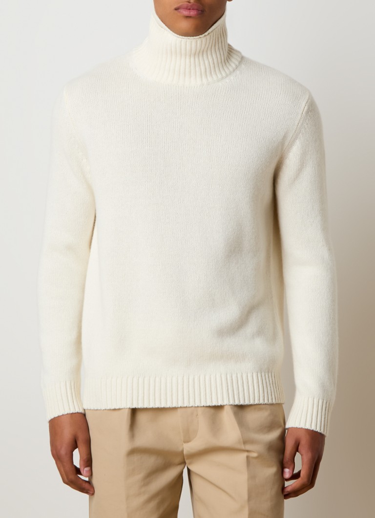 Oscar Jacobson Fine-knit turtleneck in cashmere blend