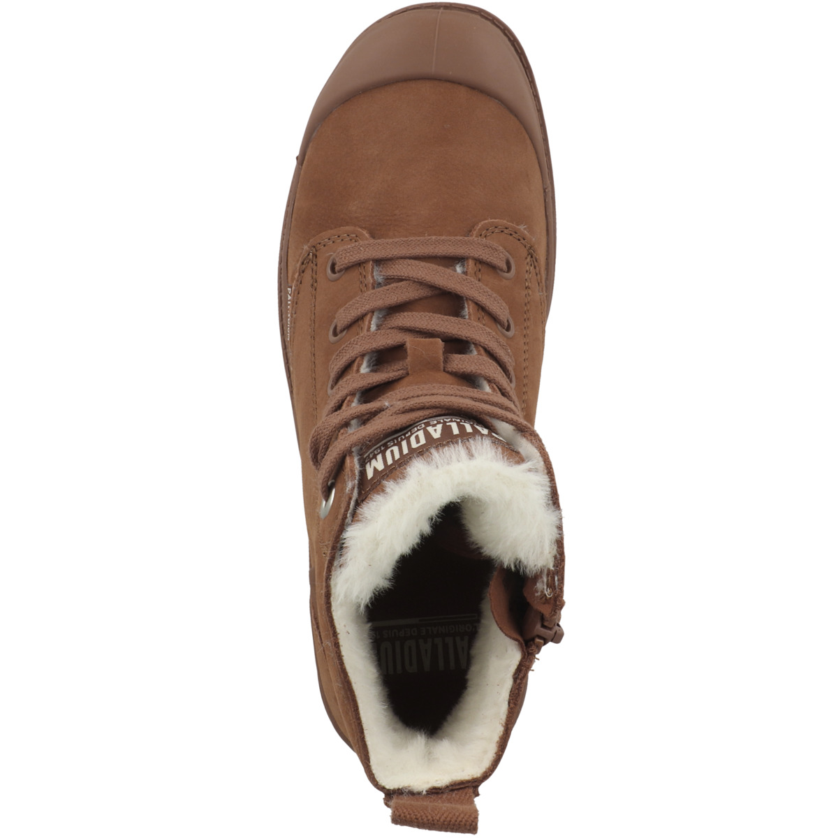 Palladium Pampa Hi Zip Wool Schnürboots braun