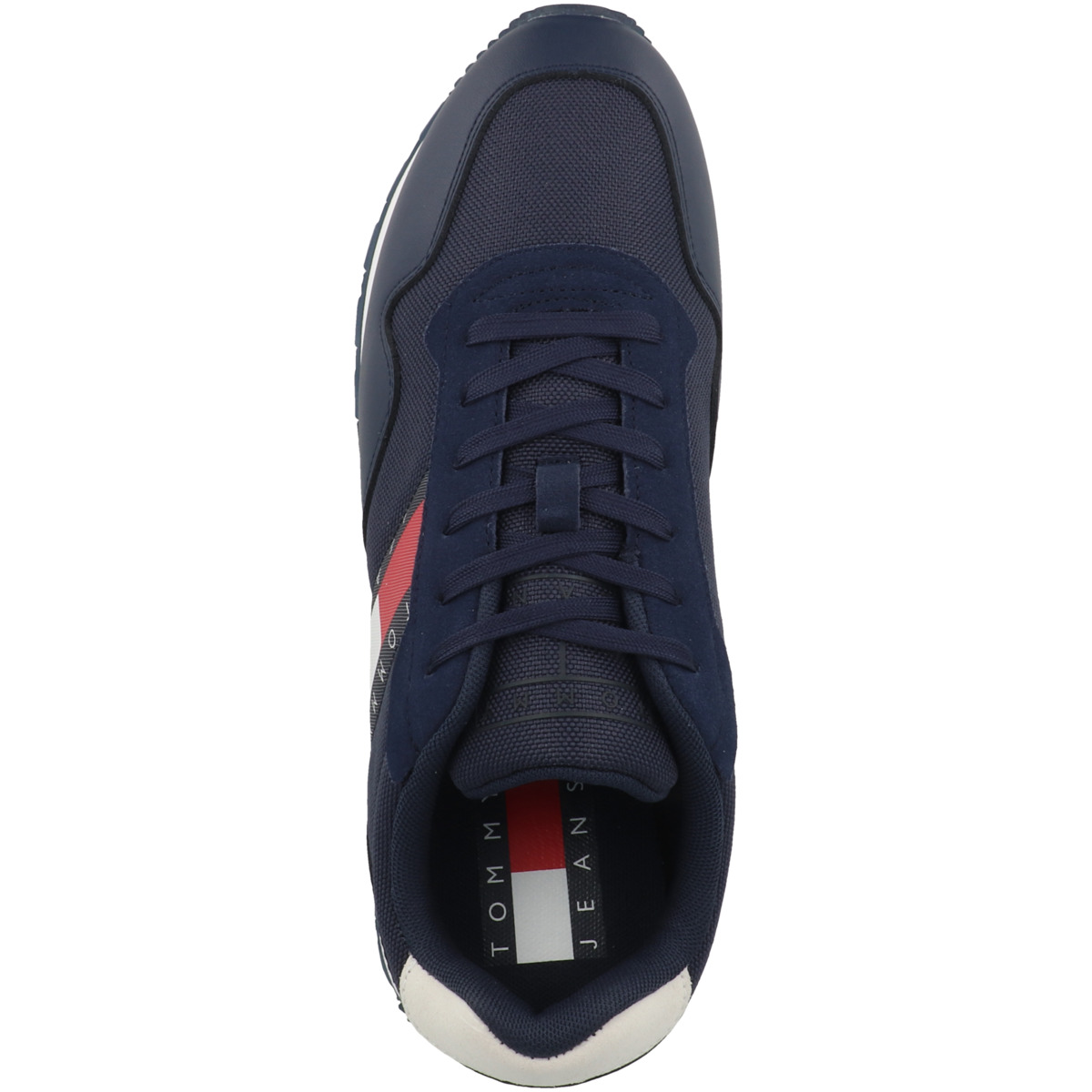 Tommy Hilfiger Tommy Jeans Retro Leather Runner Sneaker Low blau