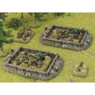 Gun Pits Logs (4x Prepainted) (BB119)