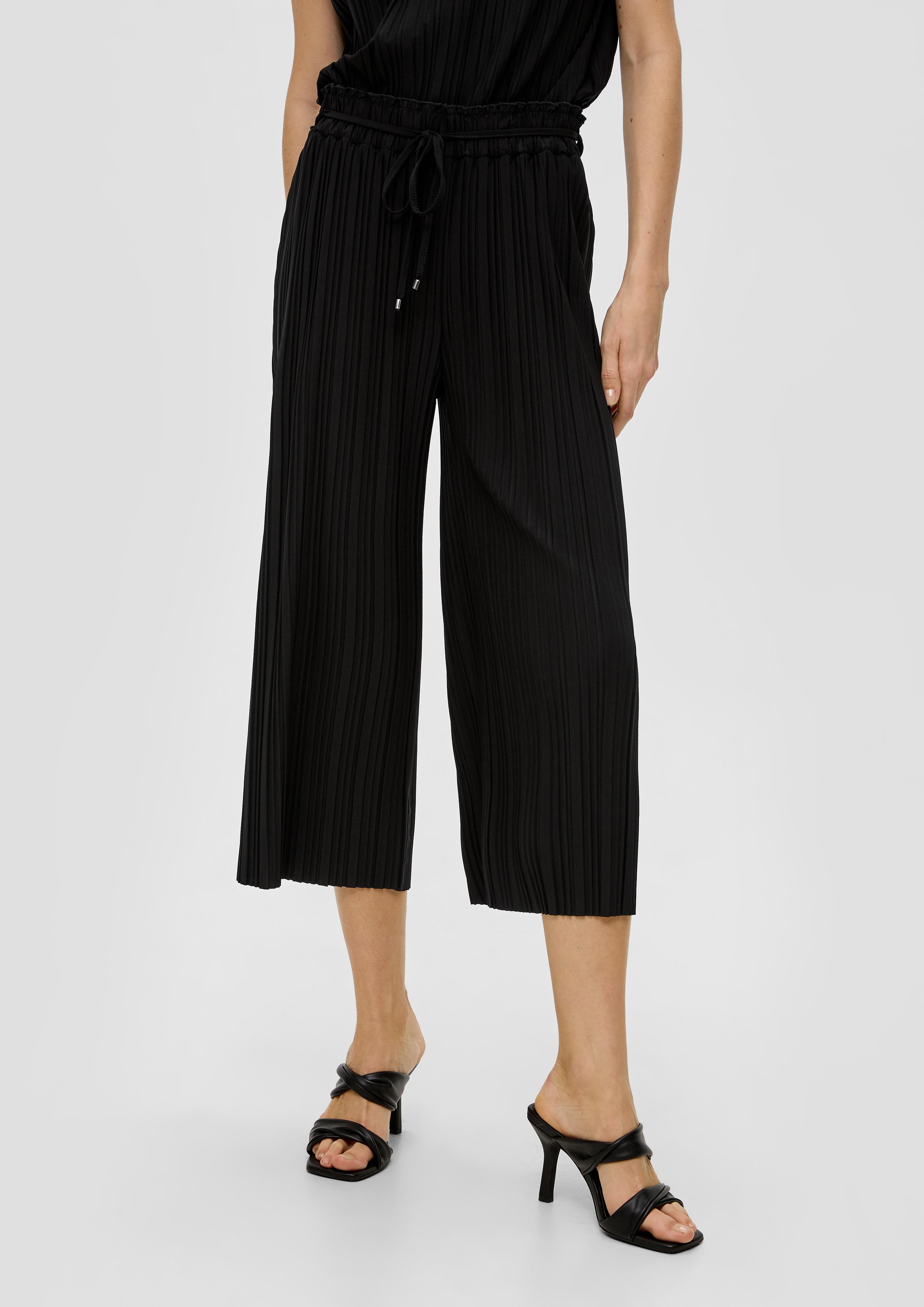 Plissierte Hose mit Wide Leg  2142551-9999