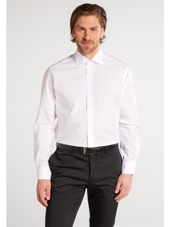Eterna Hemd MODERN FIT in weiß günstig kaufen