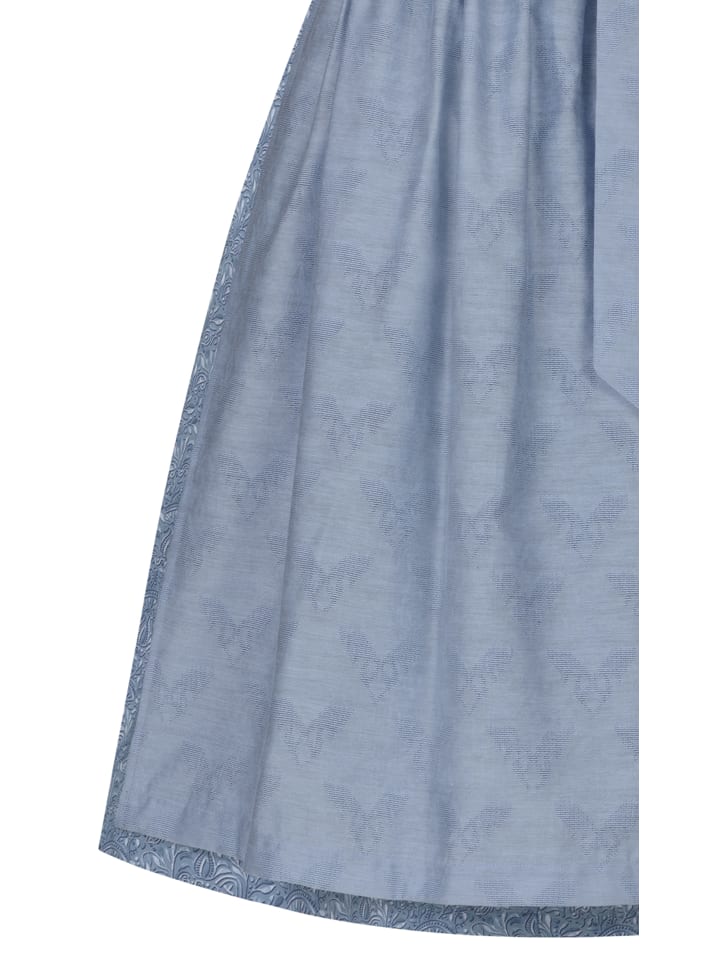 Nübler Dirndl Romina Lang in Rauchblau günstig kaufen