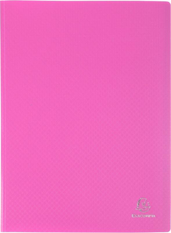 Exacompta OpaK Präsentationsmappe 60 Taschen DIN A4 Rosa 8 Stück