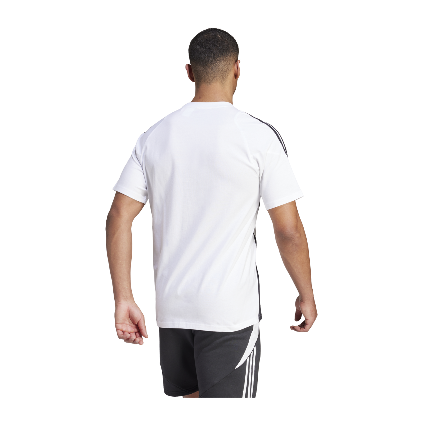 adidas Tiro 24 T-Shirt Weiss Schwarz