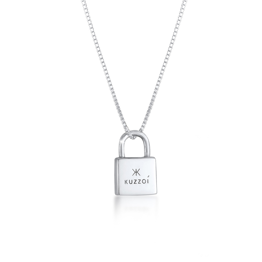 KUZZOI KUZZOI Collier Pendentif pour homme symbole de la tendance blogger en argent ster collier