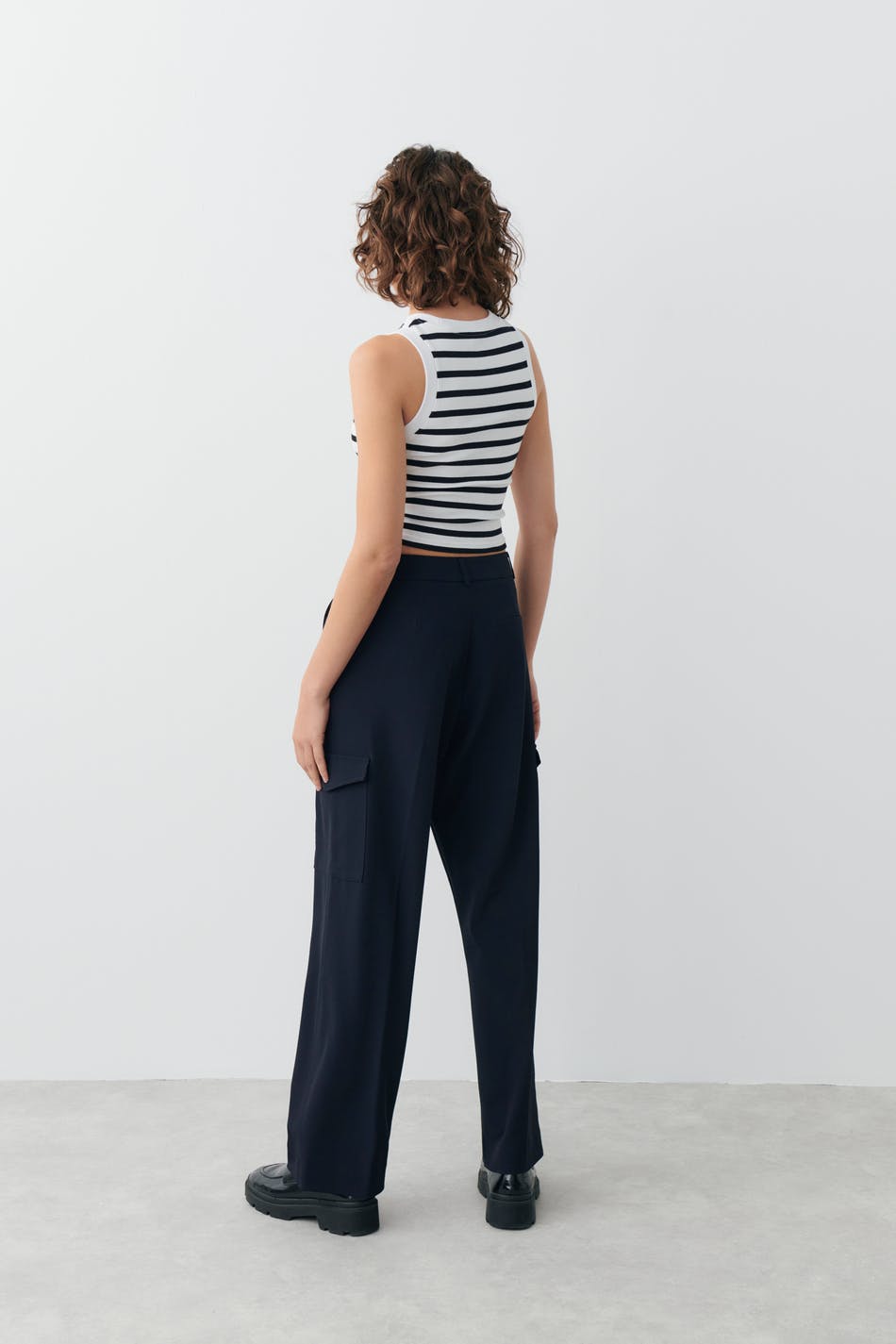 Tailored cargo trousers