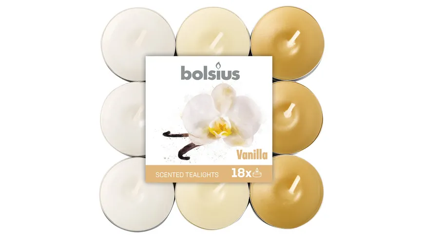 bolsius Duft-Teelichte Vanille