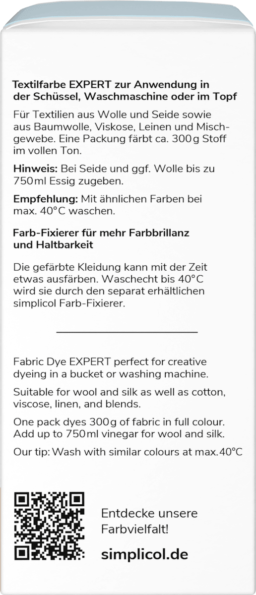 Textilfarbe expert Gletscher-Blau, 1 St