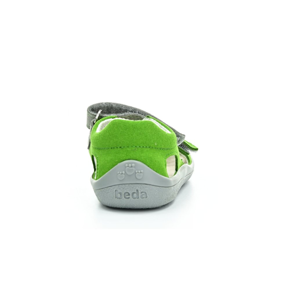 Beda Jimmy grüne Barfußsandalen (BF 170050/SD/W/B)